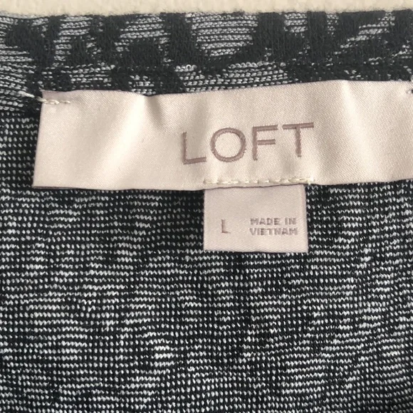 Loft black and grey top - Picture 2 of 4